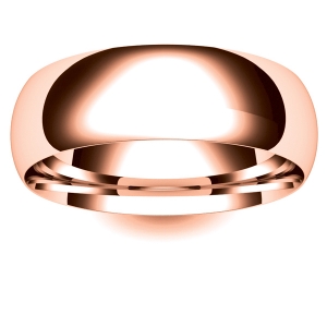 Court Medium -  7mm (TCSM7-R) Rose Gold Wedding Ring